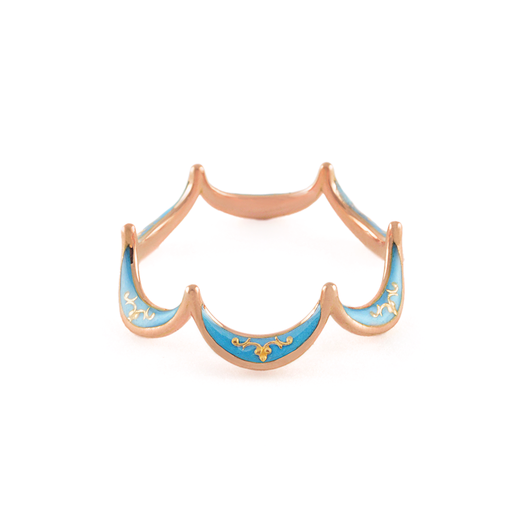 Jado Flora - Royal Turquoise-VIRABYANI